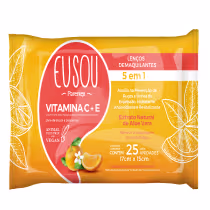 Imagem do produto Eu Sou Lenço Demaquilante Vitamina C c/ 25un