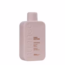 Condicionador da linha Fiber Restore da marca Nuance Professional. O frasco possui um formato retangular com um bico dispensador na parte superior. O tamanho do produto é de 450ml, conforme indicado no rótulo.