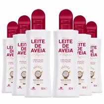 Imagem do produto Combo 6 Un - Hidratante Corporal Leite de Aveia Óleo de Coco 180ml