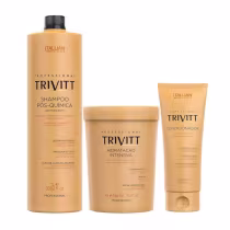 Imagem do produto Kit Trivitt Profissional Com Condicionador Hidratante Pós Química (3 Itens)