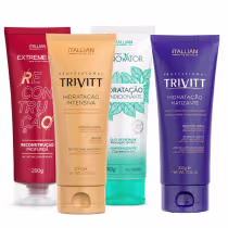 Imagem do produto Kit Trivitt: Cronograma Capilar + Matizante Violeta para cuidado total.