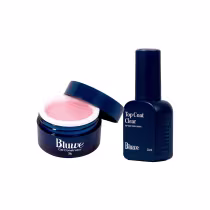 Imagem do produto Gel Construtor Natural Pink e Top Coat Clear Bluwe
