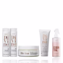 Kit Brae com Divine Shampoo e Condicionador 250ml + Máscara + Leave-in 200ml+ Essential 260ml
