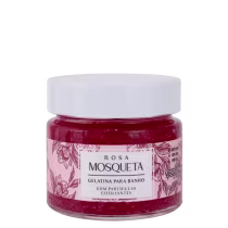 Gelatina para Banho Vegetal do Brasil Rosa Mosqueta, 140g.