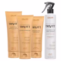 Imagem do produto Kit Trivitt Pós-Química Home Care Hidratação + Reconstrução Capilar (4 produtos)