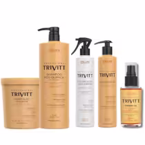 Imagem do produto Kit Trivitt Cauterização Profissional Pós Química (5 Itens) – Reconstrução, Brilho e Força