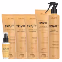 Imagem do produto Kit Profissional Trivitt Pós-Química 6 Itens – Tratamento e Cabelos Renovados