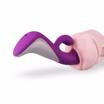 Imagem do produto Vibrador com 7 Vibrações e 2 Movimentos - Roxo | S-Hande