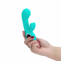 Imagem do produto Vibrador Ponto G 7 Vibrações - Verde Turq| Pretty Love Chris