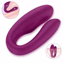 Imagem do produto Vibrador de Casal Magenta com 9 Vibrações - S-Hande Viviana