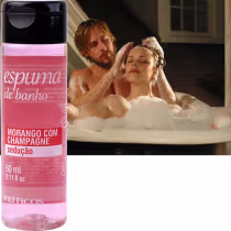 Imagem do produto Morango e Champagne Espuma de Banho Banheira Hidromassagem Fragrância Sedução 60ml