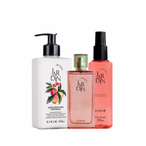 Imagem do produto Kit Jardin Nectarina Ciclo Loção, Body Splash e Deo Colônia