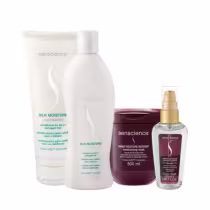 Imagem do produto Kit Senscience Silk Moisture Intensif Color Home Care Sérum (4 produtos)