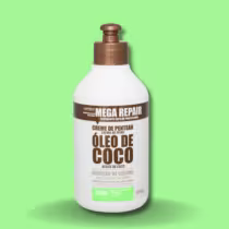 Imagem do produto Creme de Pentear Óleo Coco Cabelos Ressecados 300ml-Wever