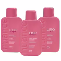 Imagem do produto Kit Nuance Liso Perfeito Pós Quím. Home Care 3 Un 250ml