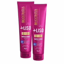 Imagem do produto Kit C2 Máscara Antifrizz +Liso 90g cada – Bio Extratus