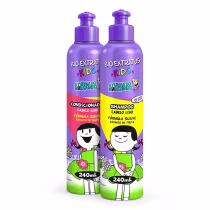 Imagem do produto Shampoo e Condicionador Cabelo Liso Kids 240Ml- Bio Extratus