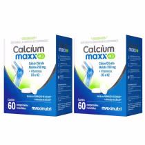 Imagem do produto Kit C2 Calcium Maxx Suplemento Cálcio, Vitamina D3 e K2 - Maxinutri