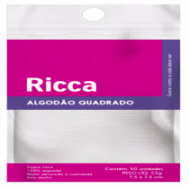Imagem do produto Ricca - Algodao Quadrado 50 Und