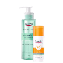 Imagem do produto Kit Eucerin Sun Oil Control FPS 60 + Dermopure (2 Produtos)