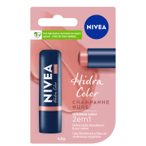 Imagem do produto NIVEA Hidra Color 2 em 1 Nude - Hidratante Labial 4,8g