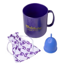 Imagem do produto Kit Violeta Cup Coletor Menstrual Azul Tipo A (2 Produtos)