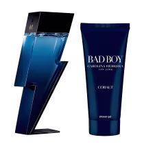 Imagem do produto Conjunto Bad Boy Cobalt Carolina Herrera Masculino - Eau de Parfum 100ml + Gel de Banho 100ml