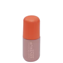 Base Líquida Mari Maria Cover Up FPS35 MM10N 35g com embalagem arredondada de tampa laranja.