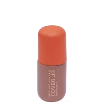 Base Líquida Mari Maria Cover Up FPS35 MM17R 35g com embalagem arredondada de tampa laranja.