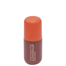 Base Líquida Mari Maria Cover Up FPS35 MM29A 35g com embalagem arredondada de tampa laranja.