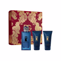Imagem do produto Conjunto K by Dolce & Gabbana Masculino - Perfume Eau de Parfum 100ml + Gel de Banho 50ml + Bálsamo Pós-Barba 50ml