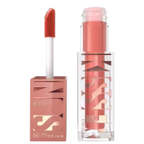 Blush Líquido Multifuncional Sunkisser, da marca Maybelline. Possui cor alaranjada.