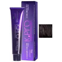 Imagem do produto K.Pro Caviar Color 4.0 Castanho Médio - Coloração 60g