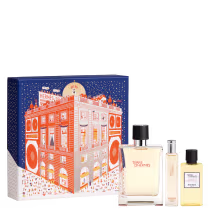 Conjunto Terre d'Hermès Hermès Masculino Eau de Toilette 100ml + Travel Size 15ml + Gel de Banho 40ml.