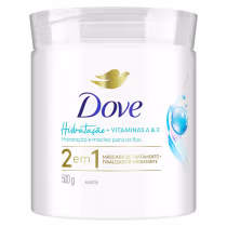 Imagem do produto Máscara de Tratamento + Finalizador 2 em 1 Dove Hidratação + Vitaminas 500g