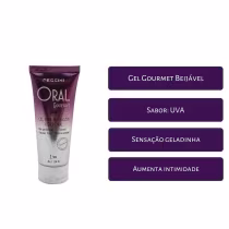 Imagem do produto Gel UVA Oral Gourmet Beijável Intimo Sensual Pessini 35ml