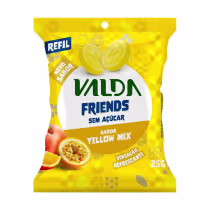 Imagem do produto Valda Friends Sem Açúcar Yellow Mix Pastilhas 25g