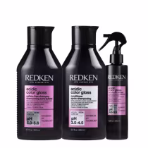 Imagem do produto KIT REDKEN ACIDIC COLOR GLOSS SHAMPOO 300ML+COND300ML+LEAVEIN 190ML
