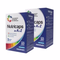 Imagem do produto Kit 02 Nutricaps A a Z Vitaminas 100% IDR Maxinutri 60 Caps