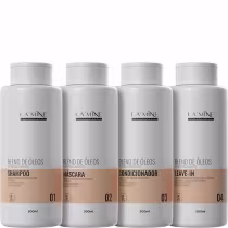 Imagem do produto La'Mine Blend de Óleos - Kit Antiressecamento Completo (4 Produtos)