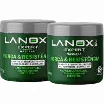 Imagem do produto Kit 2 Máscaras Antiqueda Força Resistência Profissional