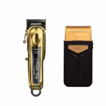 Imagem do produto Kit Maquina Magic Clip Gold Wahl + Aparador Travel Shaver