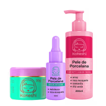 Imagem do produto Kit Rotina Kokeshi Pele de Porcelana Sabonete Sérum Antiacne