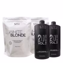 Imagem do produto Kit K.Pro White Blonde Ox 20Vol. Extra (4 produtos)