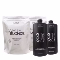 Imagem do produto Kit K.Pro White Blonde Ox 30Vol. Extra (4 produtos)