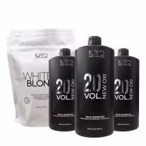 Imagem do produto Kit K.Pro White Blonde Ox 20Vol. Trios (6 produtos)