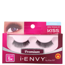 Imagem do produto Kiss New York i-Envy Juicy Volume 01 - Cílios Postiços
