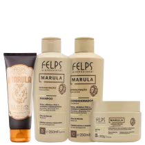 Imagem do produto Kit Felps Professional Marula Leave-in (4 Produtos)