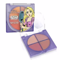 Imagem do produto Paleta Quarteto de Sombras Princesas Fenzza - Rapunzel