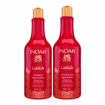 Imagem do produto Inoar Latifah Kit Shampoo e Condicionador Argan e Mirra 500ml